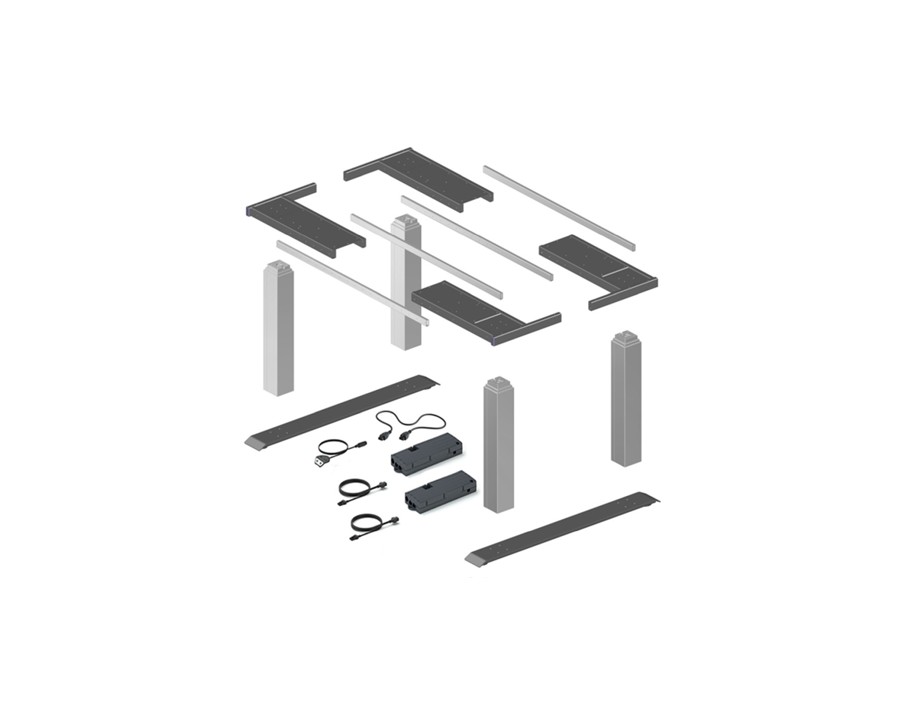 LegaDrive Systems Kit dispositivo per la regolazione dei piani del tavolo Work Basic