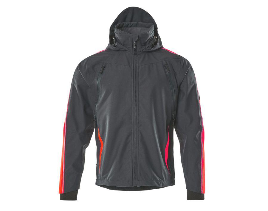 Giacca antivento HARDWEAR antracite scuro/hi-vis rosso