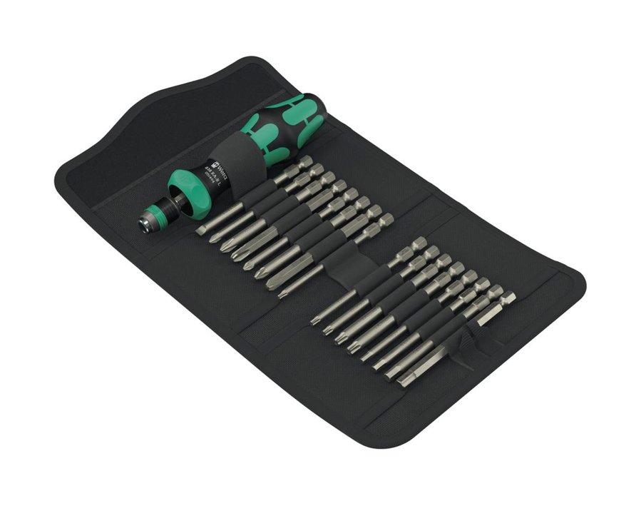 Bit-Sortiment Kraftform Kompakt 60 RA-R 1mit Ratschenfunktion in Falttasche