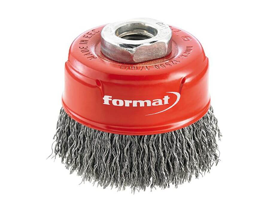 Topfbürste, Stahldraht, verseilt