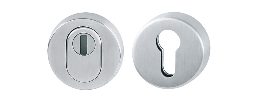 Coppia bocchette di sicurezza per porte d'ingresso E42NSB-ZA/42HS