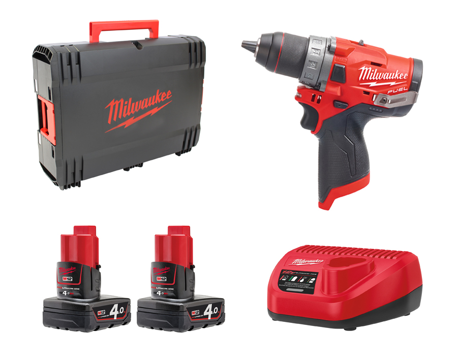 Trapano avvitatore a batteria M12 FDD2-402X Fuel  