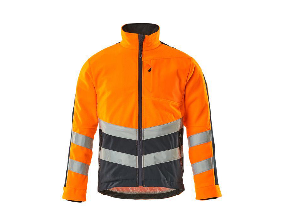 Giacca in pile SAFE SUPREME hi-vis arancio/blu navy scuro