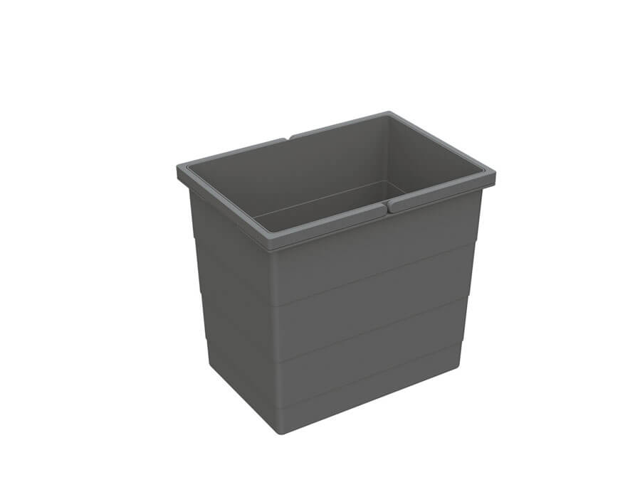 Cestino da 18 l in plastica, antracite 