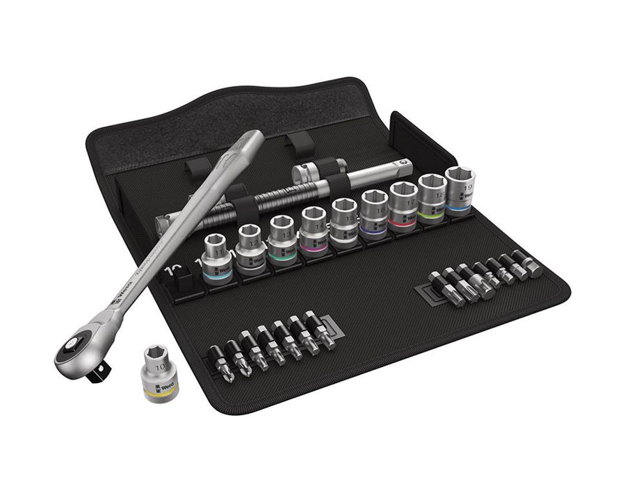 Sechskant-Steckschlüssel-Garnitur 1/2" Zyklop Metal push