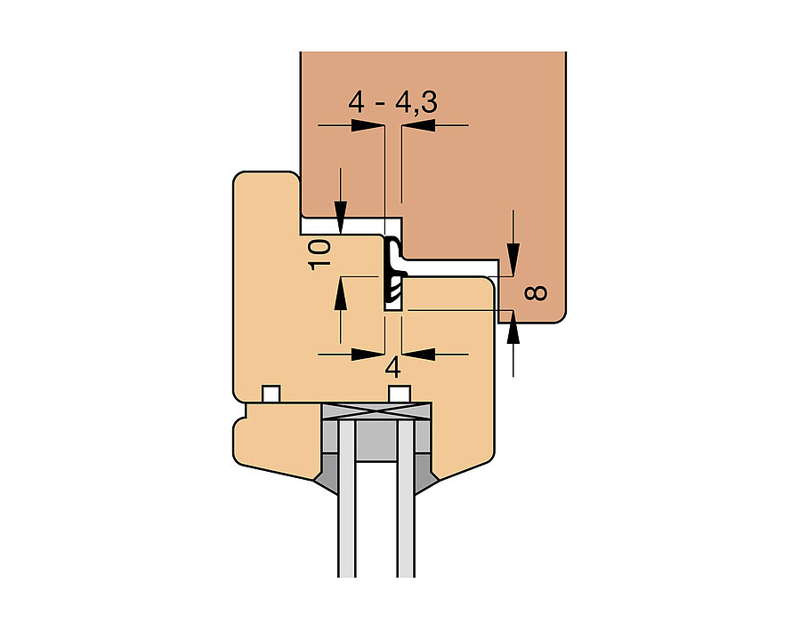 Guarnizione per porte V 2013