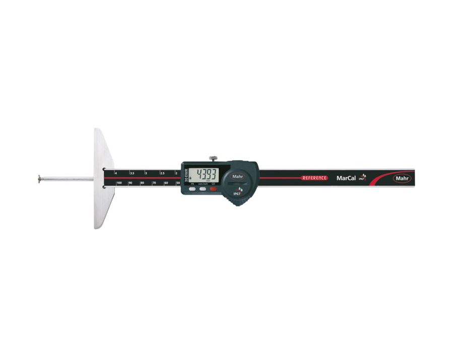 Digital-Tiefenmessschieber mit Tellermesseinsatz