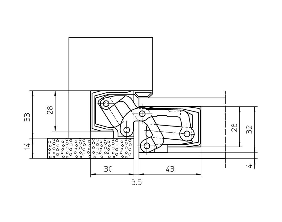 Cerniera TECTUS FVZ TE 541 3D FVZ