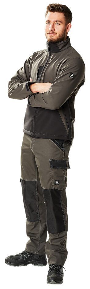 Pantaloni con tasche porta-ginocchiere LIGHT blu royal/blu navy scuro