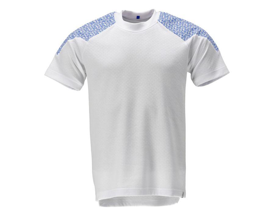 Maglietta, a maniche corte FOOD & CARE bianco/azzurro