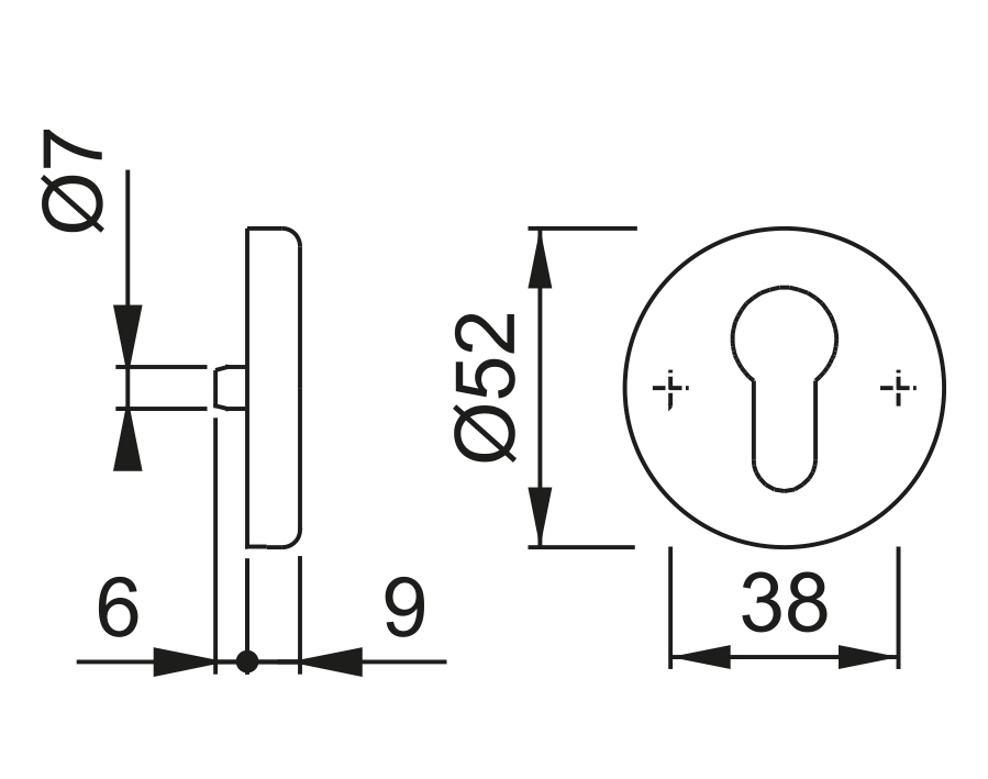 Coppia bocchette coprivite 42KVS 