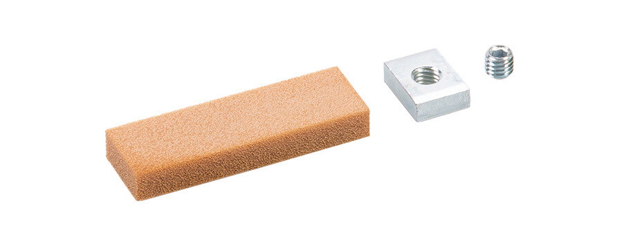 Limitatore di apertura flessibile per braccio a slitta Boxer 12 mm 