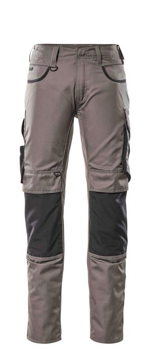 Pantaloni con tasche porta-ginocchiere UNIQUE antracite/nero