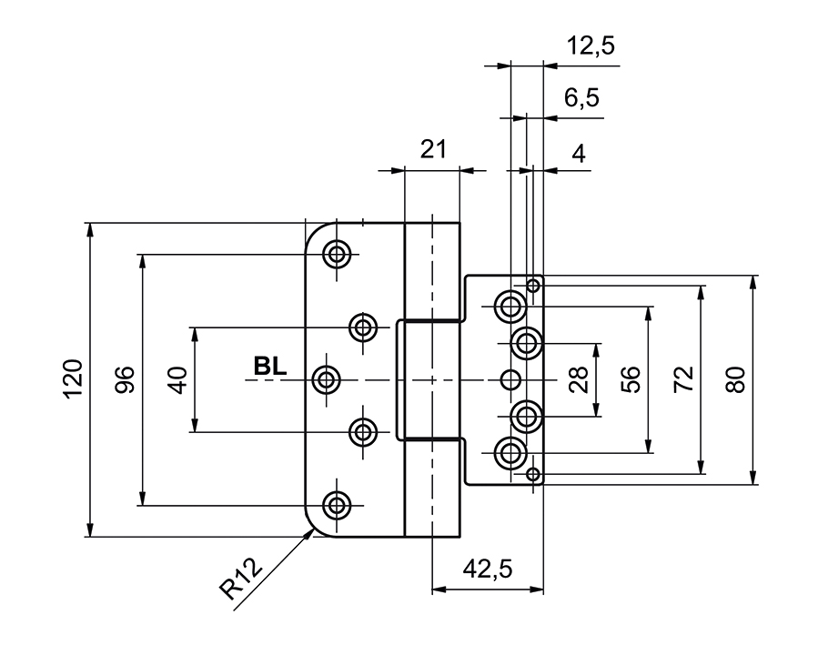 Cerniera A-STV 12 156 FB