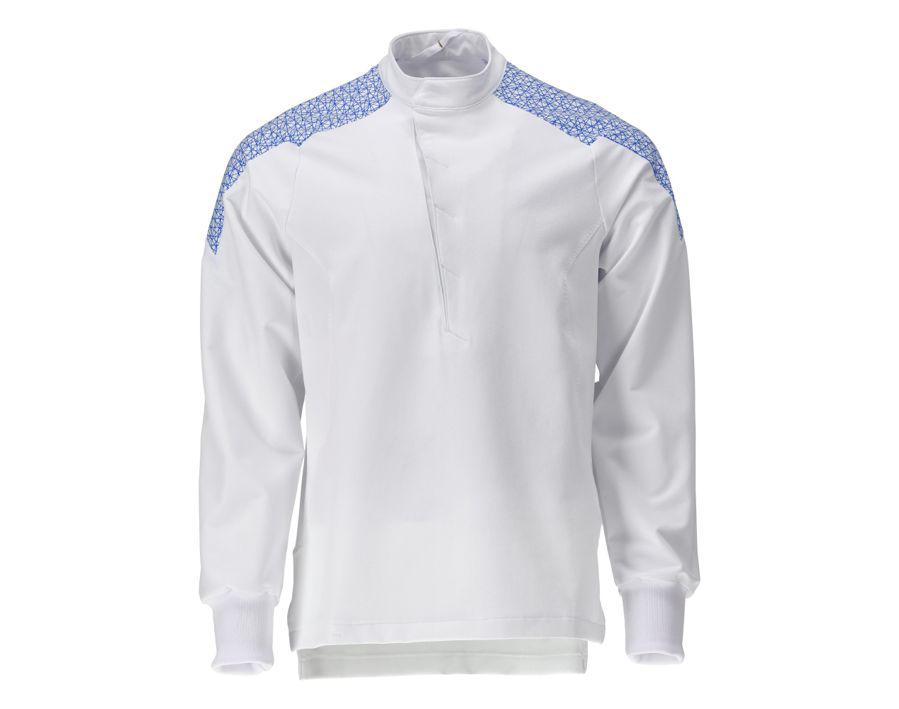 Casacca FOOD & CARE bianco/azzurro