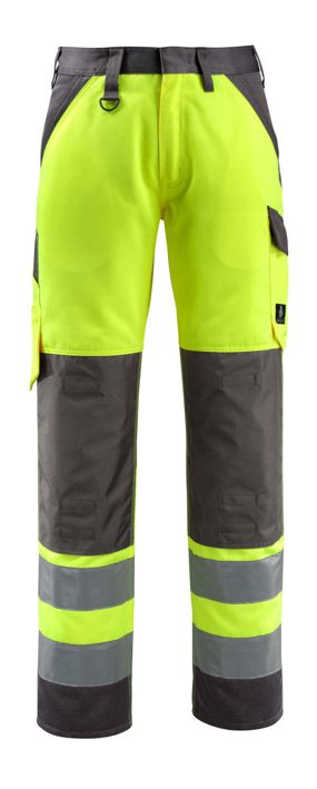 Pantaloni con tasche porta-ginocchiere SAFE LIGHT hi-vis giallo/antracite scuro