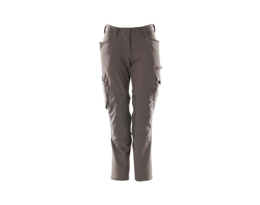 Pantaloni con tasche porta-ginocchiere ACCELERATE antracite scuro