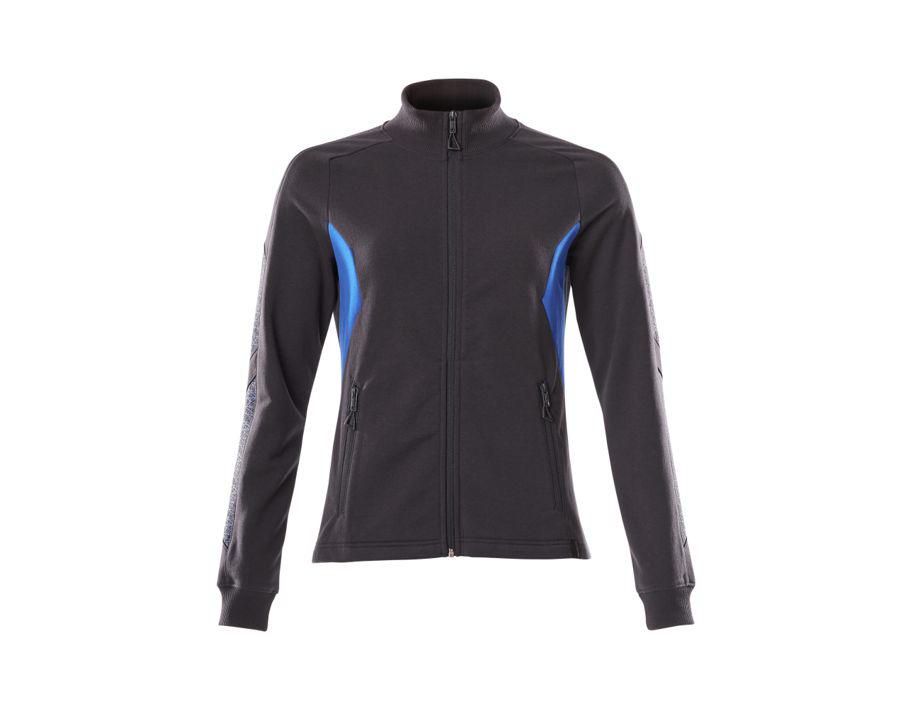 Felpa con chiusura lampo ACCELERATE blu navy scuro/azzurro