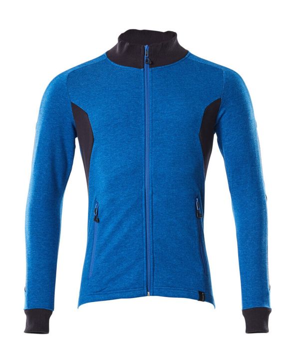 Felpa con chiusura lampo ACCELERATE azzurro/blu navy scuro