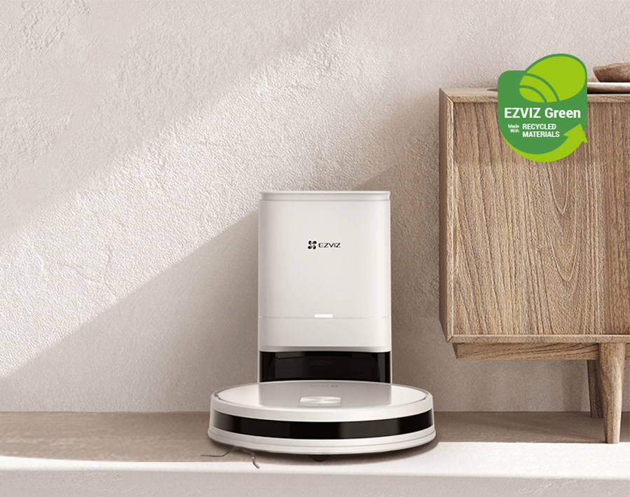 Robot aspirapolvere con base svuota polvere automatica 