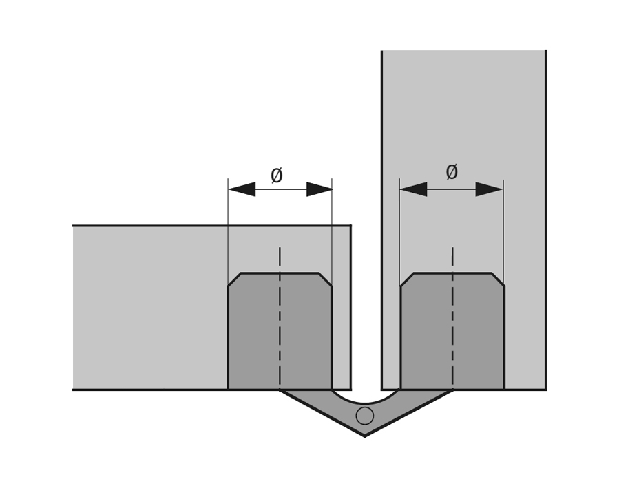 Cerniera invisibile Excellent