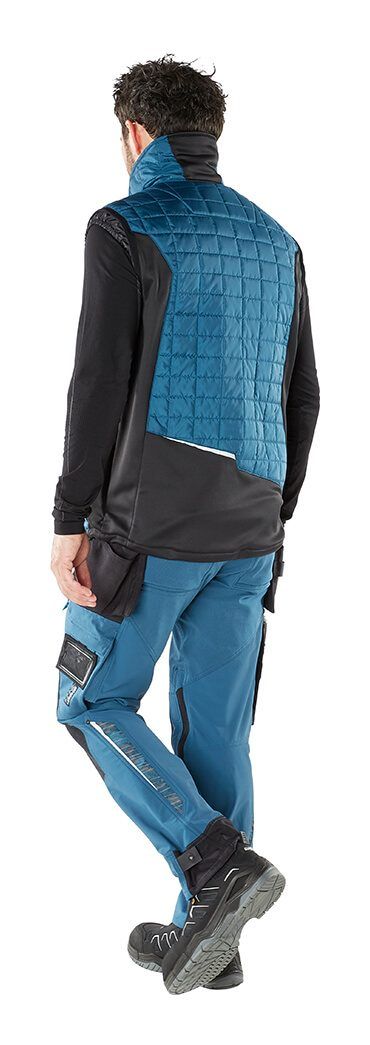 Gilet termico ADVANCED petrolio scuro/nero