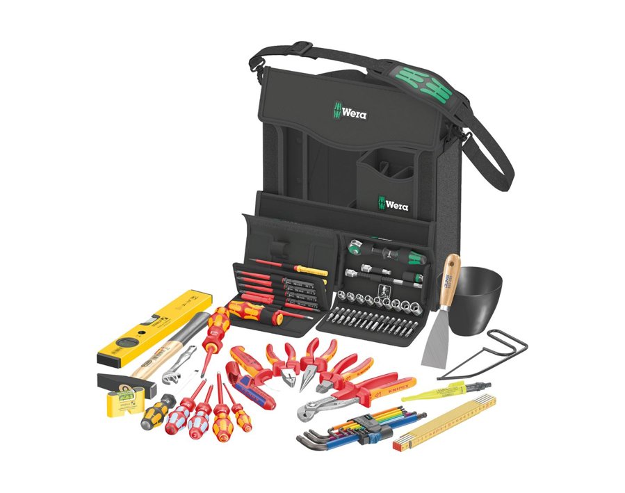 Werkzeugsatz Kraftform Kompakt E 1 für Elektro, 73-teilig