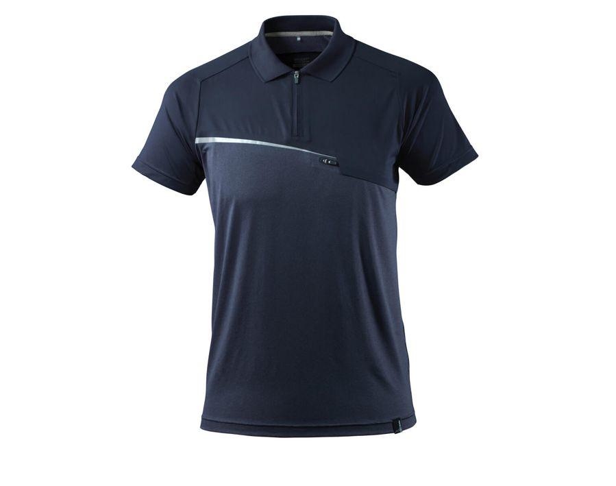 Polo con tasca sul petto ADVANCED blu navy scuro