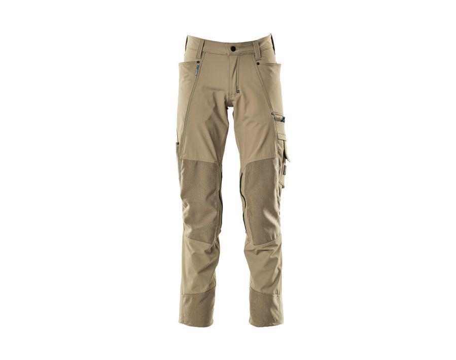 Pantaloni con tasche porta-ginocchiere ADVANCED kaki chiaro