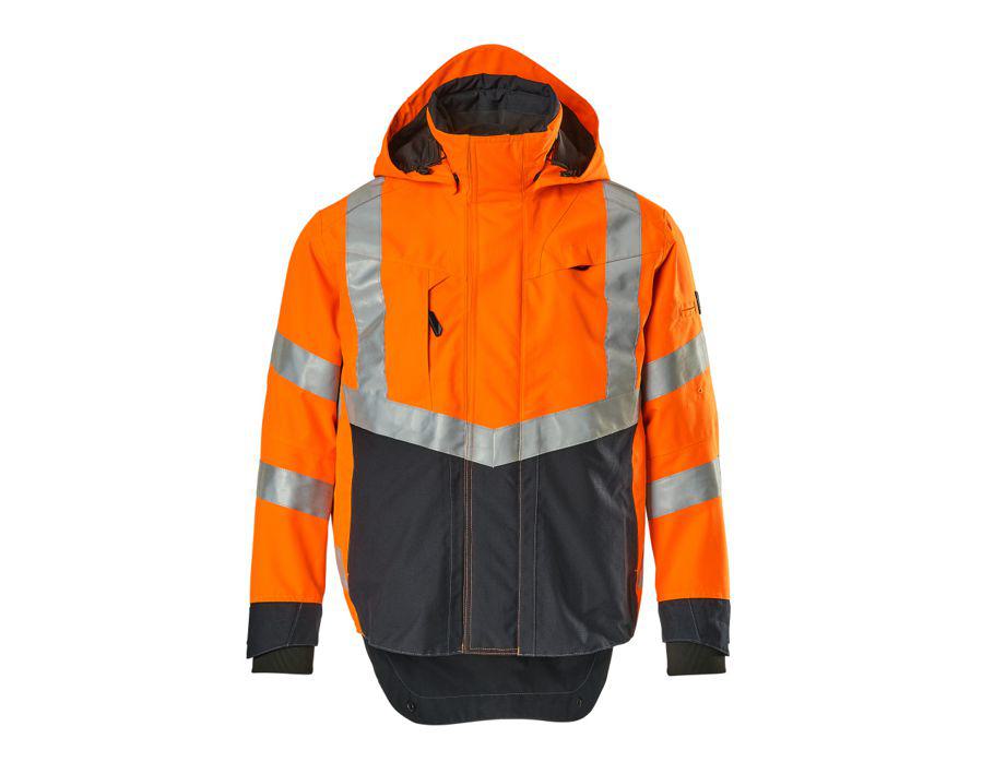 Giacca antivento SAFE SUPREME hi-vis arancio/blu navy scuro