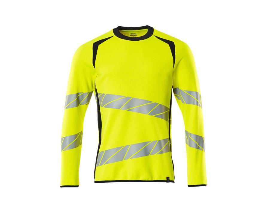 Felpa ACCELERATE SAFE hi-vis giallo/blu navy scuro