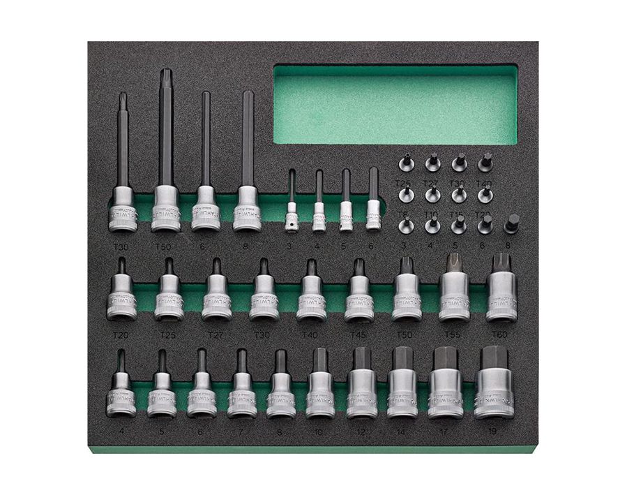 Werkzeugmodul Schraubendreher-Einsätze, 40-teilig, Modul 2/3