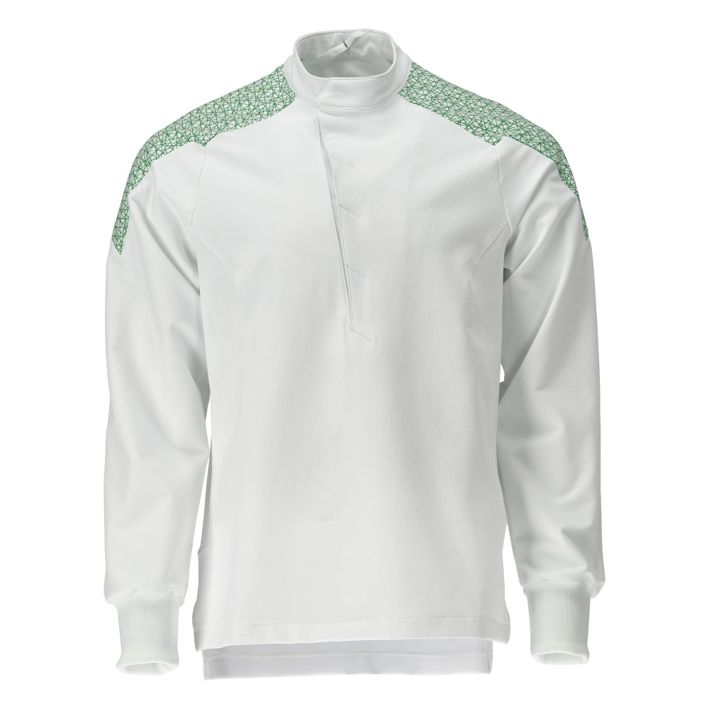 Casacca FOOD & CARE bianco/verde prato