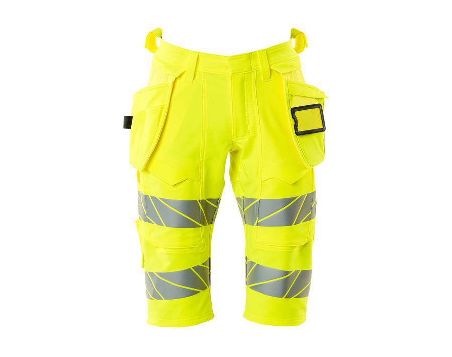 Bermuda con tasche esterne ACCELERATE SAFE hi-vis giallo