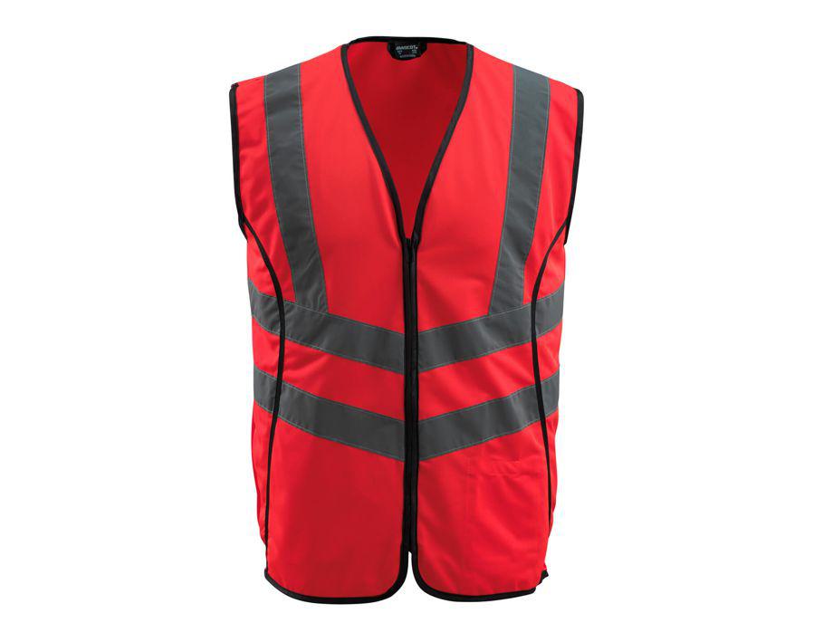 Gilet ad alta visibilità SAFE SUPREME hi-vis rosso