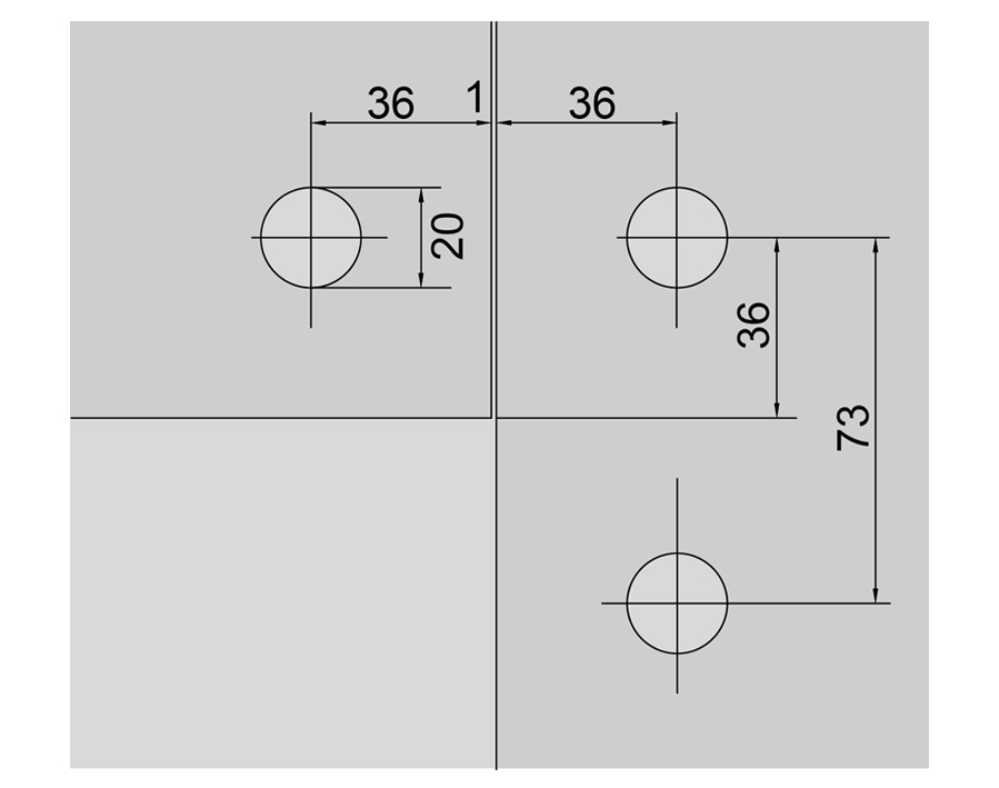 Connettore ad angolo PT 60/61 Universal 