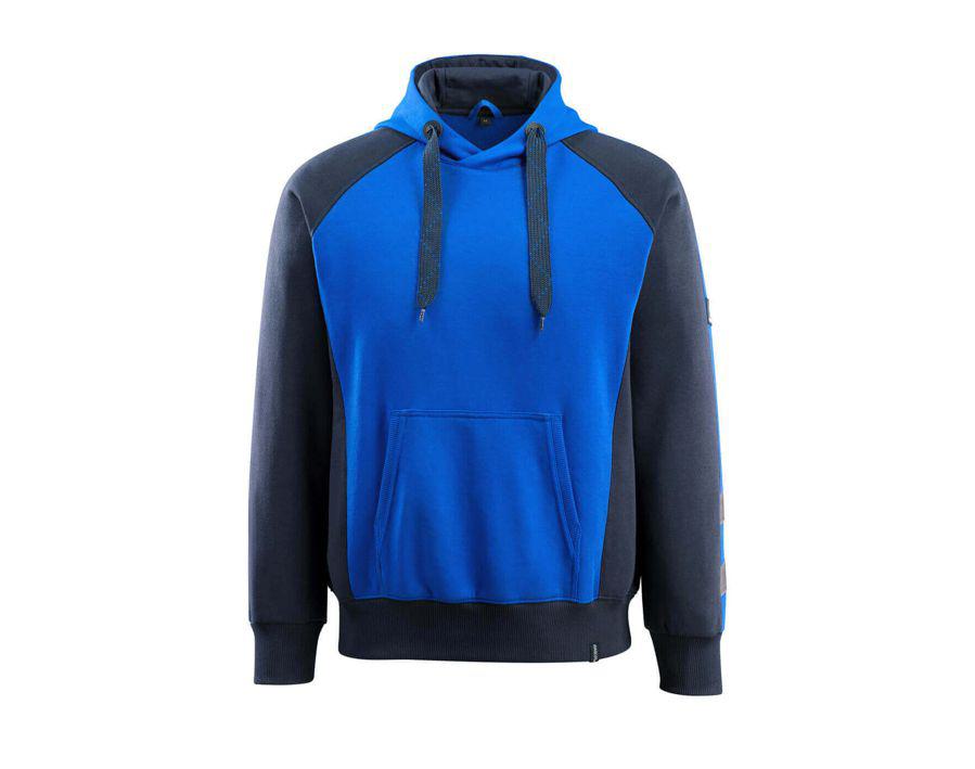 Felpa con cappuccio UNIQUE blu royal/blu navy scuro