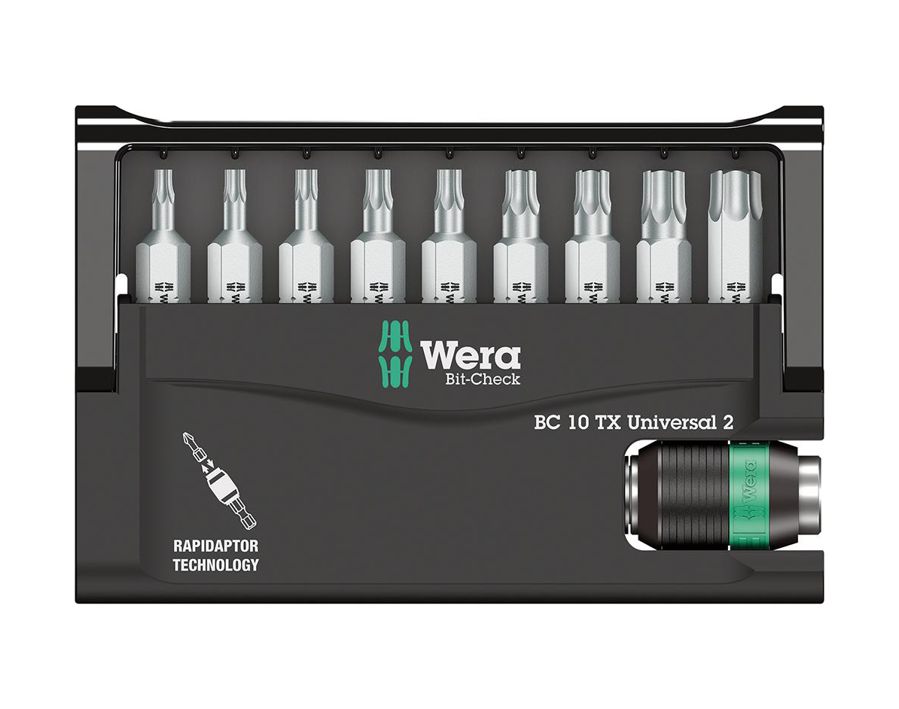 Bit-Sortiment Bit-Check 10 TX Universal 2, Innen-TORX®, 10-teilig