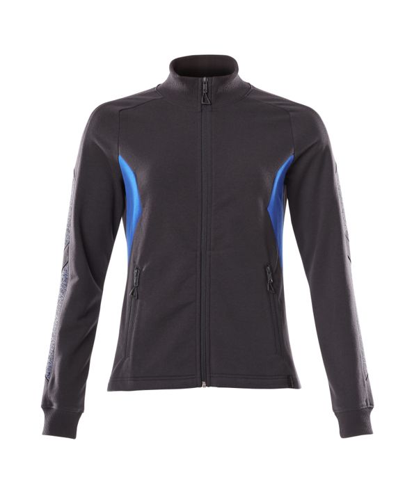 Felpa con chiusura lampo ACCELERATE blu navy scuro/azzurro