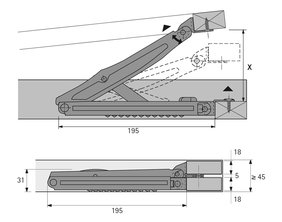 Piedino regolabile Multiflex
