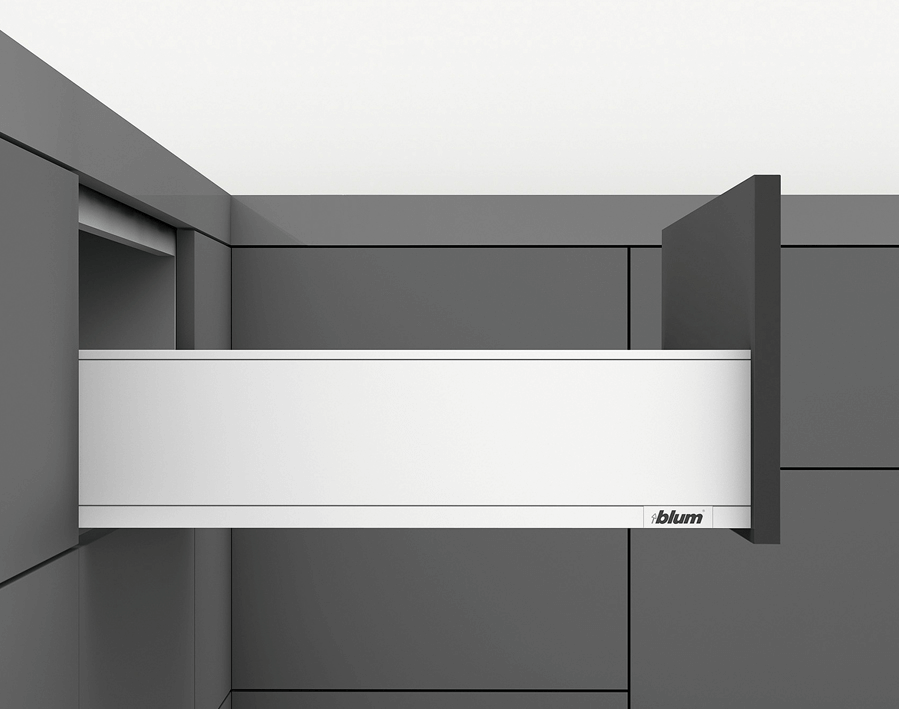 Legrabox - altezza K - bianco seta opaco 