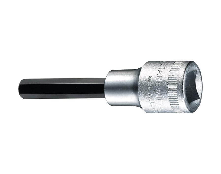 Schraubendreher-Einsatz 1/2" für Innensechskantschrauben, lang