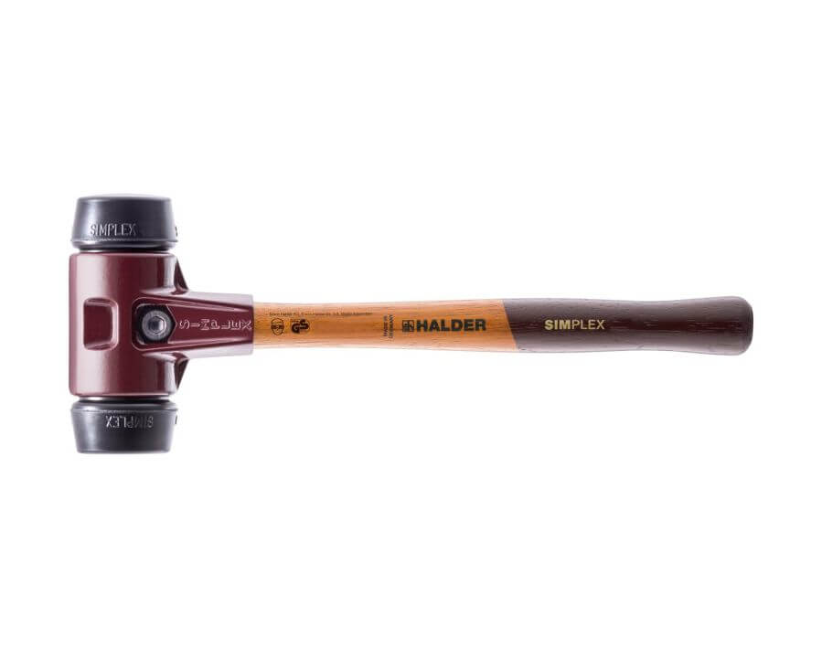 Schonhammer mit Schlagköpfen aus Gummi