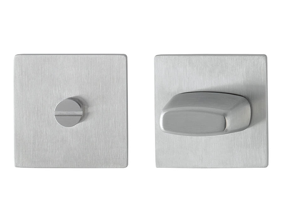 Coppia bocchette piatte per porte WC E848NS