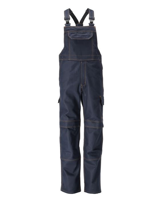 Salopette con tasche porta-ginocchiere MULTISAFE blu navy scuro