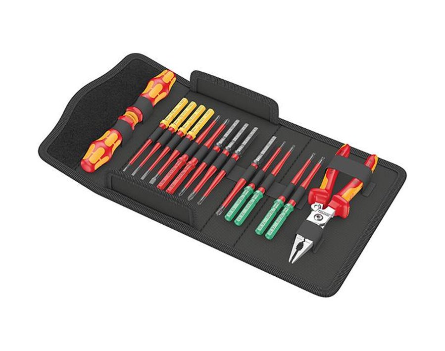 VDE-Wechselklingen-Garnitur Kraftform Kompakt mit Zange, 17-teilig