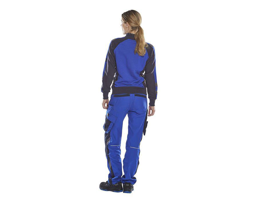 Pantaloni con tasche porta-ginocchiere UNIQUE verde/nero