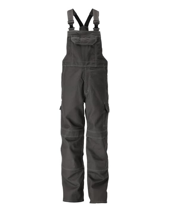 Salopette con tasche porta-ginocchiere MULTISAFE antracite scuro