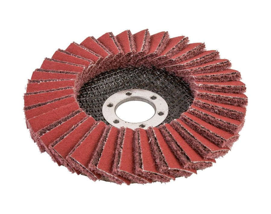 Kombi-Fächerschleifscheibe für die Edelstahlbearbeitung
