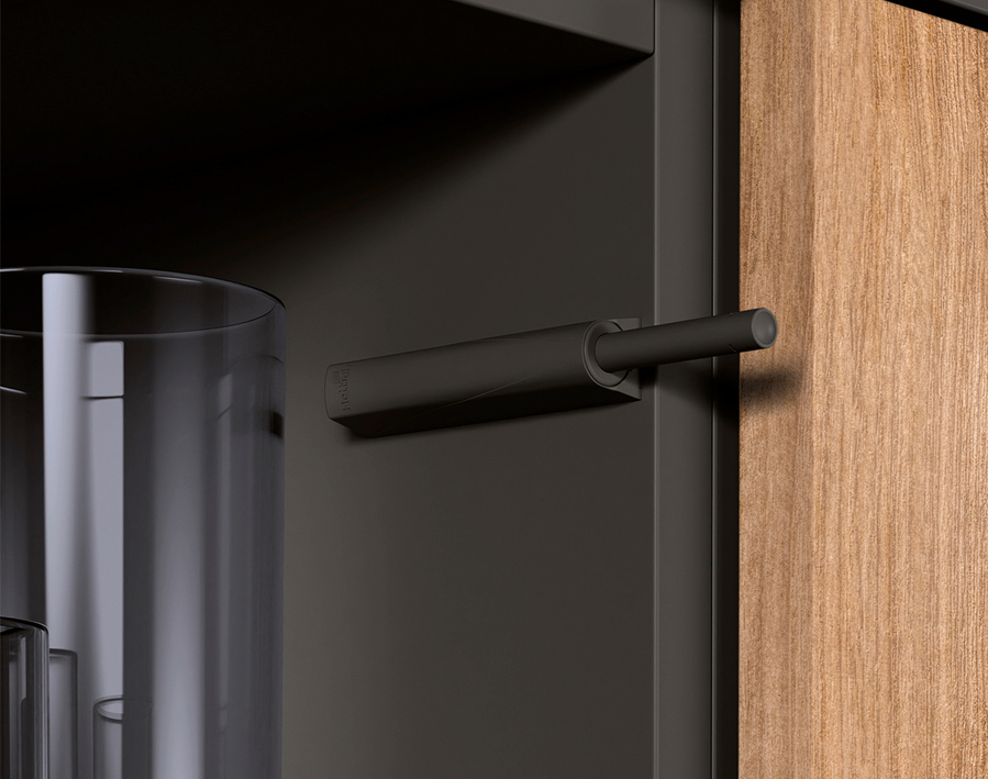 Push to open pin Strong da avvitare - corsa lunga 